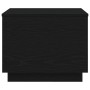 Mesa de centro con luces LED roble negro 50x50x40 cm de , Mesas de centro - Ref: Foro24-862259, Precio: 71,23 €, Descuento: %