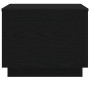 Mesa de centro con luces LED roble negro 50x50x40 cm de , Mesas de centro - Ref: Foro24-862259, Precio: 71,23 €, Descuento: %