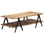 Mesa de centro madera maciza de mango 115x60x40 cm en Mesas de centro | Comprar online en Foru.es
