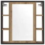 Mueble de baño con espejo de roble artesanal 60x16x60 cm de , Tocadores de baño - Ref: Foro24-862227, Precio: 63,17 €, Descue...