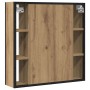 Mueble de baño con espejo de roble artesanal 60x16x60 cm de , Tocadores de baño - Ref: Foro24-862227, Precio: 63,17 €, Descue...
