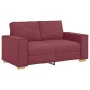 Juego de sofás con cojines 2 piezas tela rojo tinto de , Sofás - Ref: Foro24-3324694, Precio: 467,06 €, Descuento: %