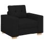 Sillón de tela negro 60 cm de , Sofás - Ref: Foro24-4105060, Precio: 159,33 €, Descuento: %