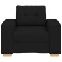 Sillón de tela negro 60 cm de , Sofás - Ref: Foro24-4105060, Precio: 159,33 €, Descuento: %