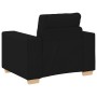 Sillón de tela negro 60 cm de , Sofás - Ref: Foro24-4105060, Precio: 159,33 €, Descuento: %