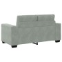 Sofá Loveseat gris claro 120 cm terciopelo de , Sofás - Ref: Foro24-4105110, Precio: 216,29 €, Descuento: %
