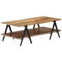 Mesa de centro madera maciza de mango 115x60x40 cm en Mesas de centro | Comprar online en Foru.es