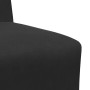 Sillón de terciopelo negro 55 cm de , Sofás - Ref: Foro24-4108485, Precio: 118,68 €, Descuento: %