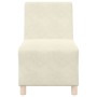 Sillón de terciopelo color crema 55 cm de , Sofás - Ref: Foro24-4108487, Precio: 119,66 €, Descuento: %