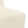 Sillón de terciopelo color crema 55 cm de , Sofás - Ref: Foro24-4108487, Precio: 119,66 €, Descuento: %