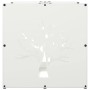 Leñero blanco 40x40x40 cm Acero laminado en frío de , Bolsas y soportes de leña - Ref: Foro24-864244, Precio: 48,94 €, Descue...