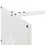 Leñero blanco 40x40x40 cm Acero laminado en frío de , Bolsas y soportes de leña - Ref: Foro24-864244, Precio: 48,94 €, Descue...
