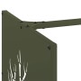 Leñero verde oliva 40x40x40 cm Acero laminado en frío de , Bolsas y soportes de leña - Ref: Foro24-864246, Precio: 48,98 €, D...
