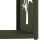 Leñero verde oliva 40x40x40 cm Acero laminado en frío de , Bolsas y soportes de leña - Ref: Foro24-864246, Precio: 48,98 €, D...