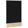 Panel para lavavajillas roble negro 45x1,5x67 cm de , Armarios de cocina - Ref: Foro24-863150, Precio: 24,16 €, Descuento: %