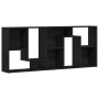 Estantería de madera de roble negro 67x24x161 cm de , Librerías y estanterías - Ref: Foro24-862485, Precio: 86,59 €, Descuent...