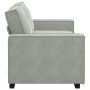 Sofá de 2 plazas de terciopelo gris claro 140 cm de , Sofás - Ref: Foro24-4105020, Precio: 205,06 €, Descuento: %
