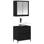 Juego de muebles de baño 2 pzas roble negro Madera ingeniería de , Muebles de baño - Ref: Foro24-3328364, Precio: 135,54 €, D...