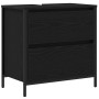 Juego de muebles de baño 2 pzas roble negro Madera ingeniería de , Muebles de baño - Ref: Foro24-3328364, Precio: 135,54 €, D...