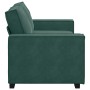 Sofá de 2 plazas de terciopelo verde oscuro 140 cm de , Sofás - Ref: Foro24-4105022, Precio: 217,85 €, Descuento: %