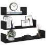 Estantes de pared 3 uds. Madera de ingeniería de roble negro de , Estantes y estanterías - Ref: Foro24-862405, Precio: 20,76 ...