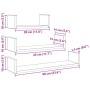 Estantes de pared 3 uds. Madera de ingeniería de roble negro de , Estantes y estanterías - Ref: Foro24-862405, Precio: 20,76 ...
