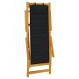 Silla de playa plegable con reposabrazos negra de , Sillas de jardín - Ref: Foro24-4108066, Precio: 85,86 €, Descuento: %