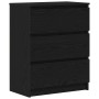 Aparador roble negro 60x35x76 cm Madera de ingeniería de , Aparadores - Ref: Foro24-862493, Precio: 97,73 €, Descuento: %