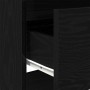 Aparador roble negro 60x35x76 cm Madera de ingeniería de , Aparadores - Ref: Foro24-862493, Precio: 97,73 €, Descuento: %