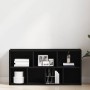 Estantería de madera de ingeniería roble negro 50x25x104 cm de , Librerías y estanterías - Ref: Foro24-862470, Precio: 65,49 ...