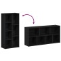 Estantería de madera de ingeniería roble negro 50x25x104 cm de , Librerías y estanterías - Ref: Foro24-862470, Precio: 65,49 ...