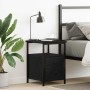Mesilla de noche roble negro 34x35,5x50 cm madera de ingeniería de , Mesitas de noche - Ref: Foro24-862137, Precio: 50,77 €, ...