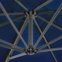 Sombrilla voladiza con poste de aluminio azul celeste 250x250cm de vidaXL, Sombrillas - Ref: Foro24-46987, Precio: 96,59 €, D...