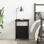 Mesilla de noche roble negro 34x35,5x50 cm madera de ingeniería de , Mesitas de noche - Ref: Foro24-862137, Precio: 50,77 €, ...