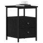 Mesilla de noche roble negro 34x35,5x50 cm madera de ingeniería de , Mesitas de noche - Ref: Foro24-862137, Precio: 50,77 €, ...