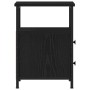 Mesilla de noche roble negro 34x35,5x50 cm madera de ingeniería de , Mesitas de noche - Ref: Foro24-862137, Precio: 50,77 €, ...
