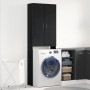 Mueble para lavadora roble negro 64x25,5x190 cm de , Accesorios para lavadoras y secadoras - Ref: Foro24-862064, Precio: 96,9...