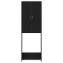 Mueble para lavadora roble negro 64x25,5x190 cm de , Accesorios para lavadoras y secadoras - Ref: Foro24-862064, Precio: 96,9...