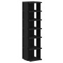 Zapatero de madera de roble negro 25x27x102 cm de , Zapateros y organizadores de calzado - Ref: Foro24-862066, Precio: 51,11 ...