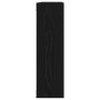 Estante de pared roble negro 75x16x55 cm madera de ingeniería de , Estantes y estanterías - Ref: Foro24-862047, Precio: 41,75...