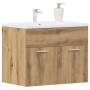 Mueble de lavabo de baño madera roble artisan 60x38,5x46 cm de , Muebles de baño - Ref: Foro24-862024, Precio: 51,22 €, Descu...