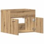 Mueble de lavabo de baño madera roble artisan 60x38,5x46 cm de , Muebles de baño - Ref: Foro24-862024, Precio: 51,22 €, Descu...