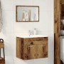Juego de muebles de baño 2 piezas madera ingeniería envejecida de , Muebles de baño - Ref: Foro24-862039, Precio: 64,59 €, De...