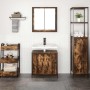 Set de muebles baño 2 pzas madera contrachapada roble ahumado de , Muebles de baño - Ref: Foro24-3328391, Precio: 115,77 €, D...