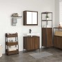 Set de muebles baño 2 pzas madera contrachapada marrón roble de , Muebles de baño - Ref: Foro24-3328393, Precio: 122,19 €, De...