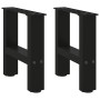 Patas de mesa de centro negro 2uds acero 30x(30-31) cm de , Patas para mesas - Ref: Foro24-4013252, Precio: 49,15 €, Descuent...