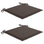 Sillas de jardín plegables 2 unidades bambú con cojines de , Sillas de jardín - Ref: Foro24-3063995, Precio: 119,12 €, Descue...