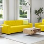 Juego de Sofá de 2 Piezas con Cojines de Terciopelo Amarillo de , Sofás - Ref: Foro24-3324727, Precio: 470,98 €, Descuento: %