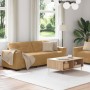 Conjunto de Sofá de 2 Piezas con Cojines de Terciopelo Marrón de , Sofás - Ref: Foro24-3324728, Precio: 470,98 €, Descuento: %