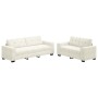 Conjunto de Sofá de 2 Piezas con Cojines Velvet Crema de , Sofás - Ref: Foro24-3324729, Precio: 481,51 €, Descuento: %